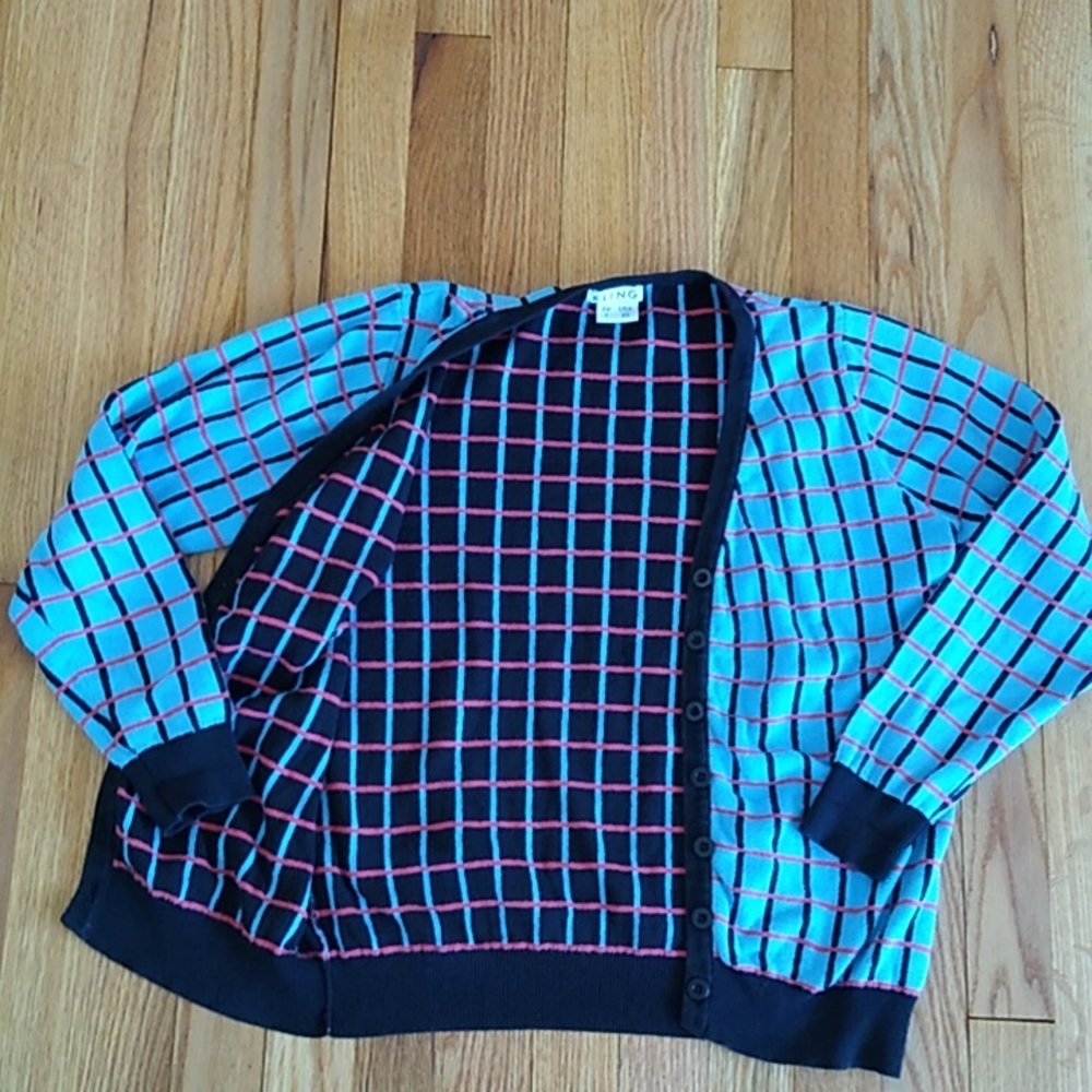 Cotton double knit cardigan